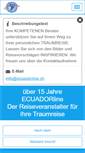 Mobile Screenshot of ecuadorline.de